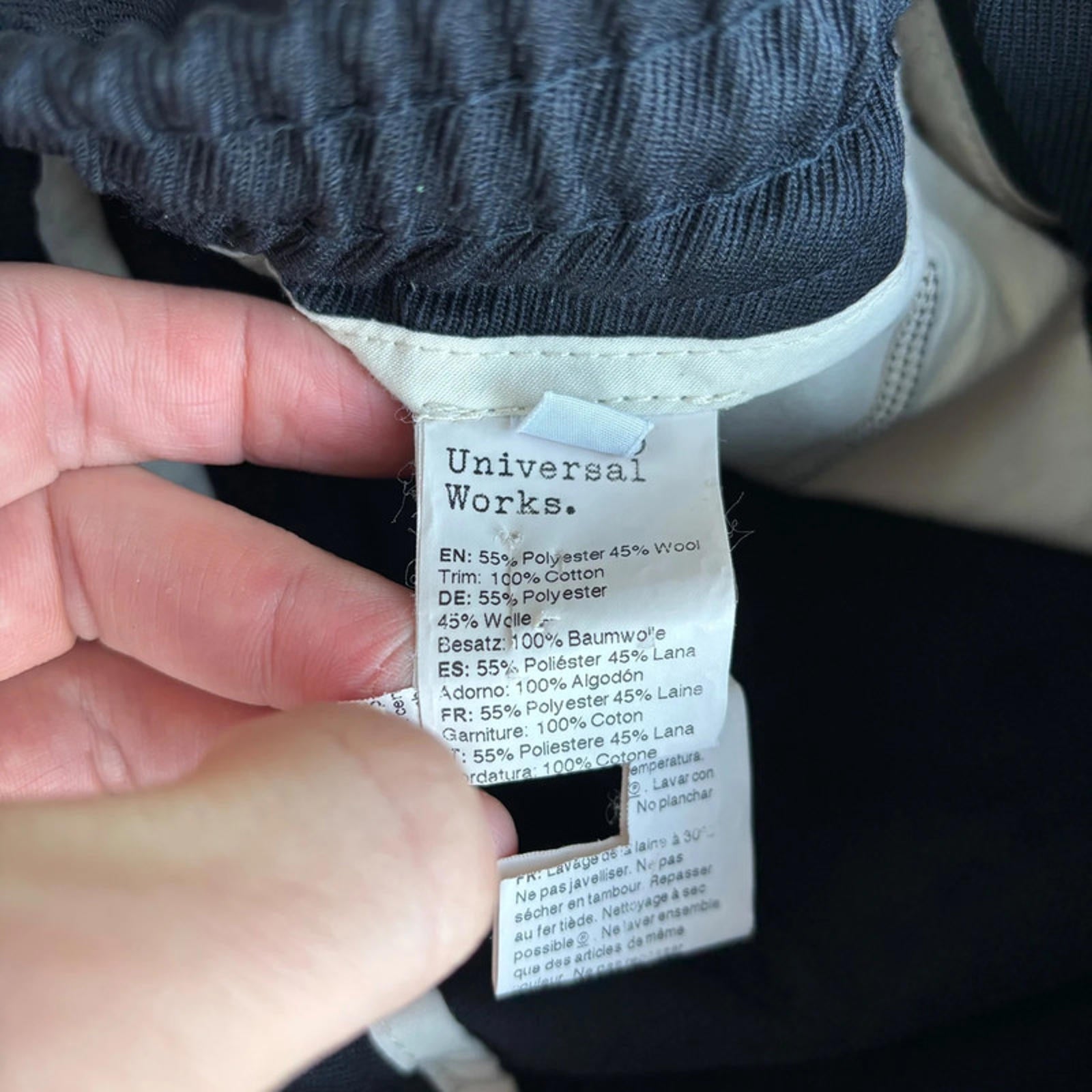 Universal Works Navy Twill Track Pants W32