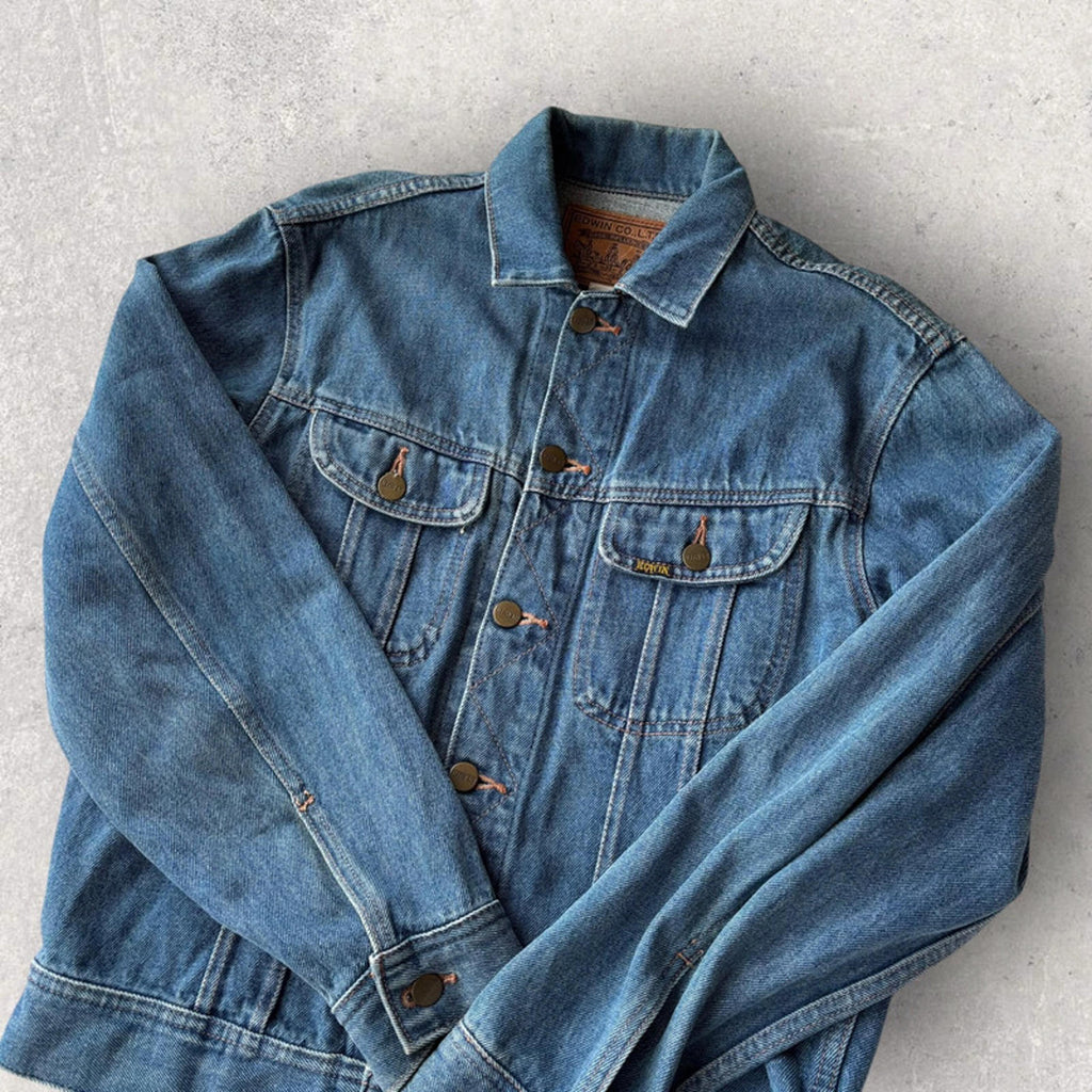 Edwin Raw Denim Jacket – Indigo XS