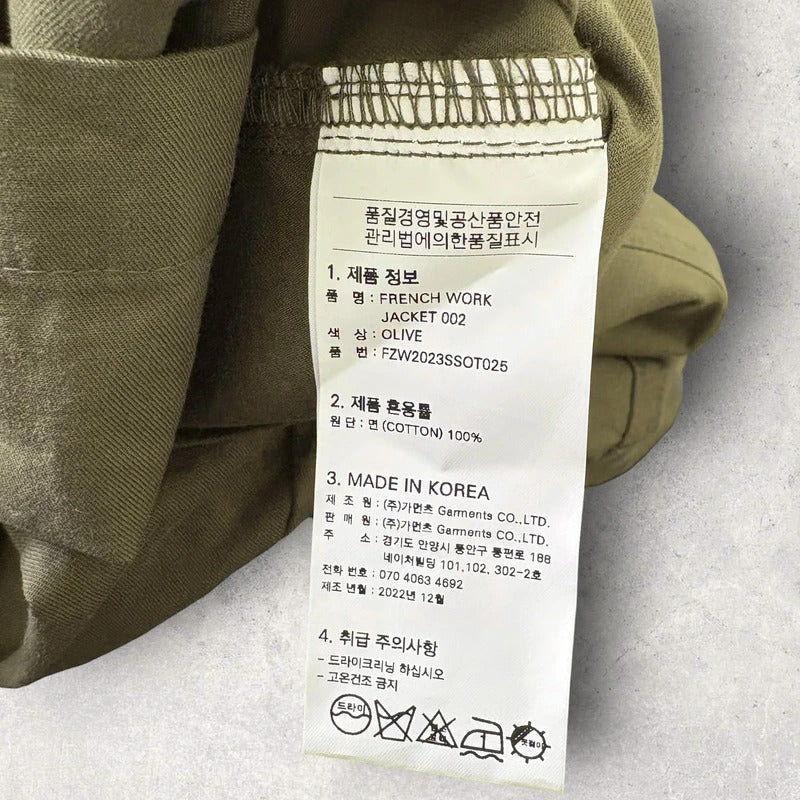 Frizmworks French Work Jacket Olive XL