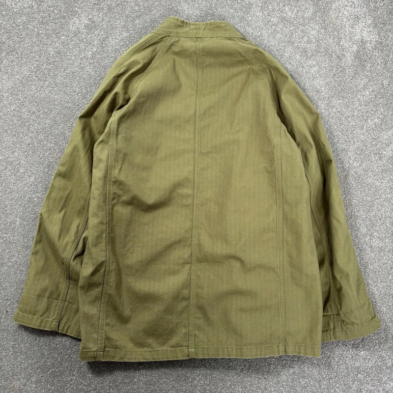 Uniform Bridge Herringbone Kendo Jacket Olive L