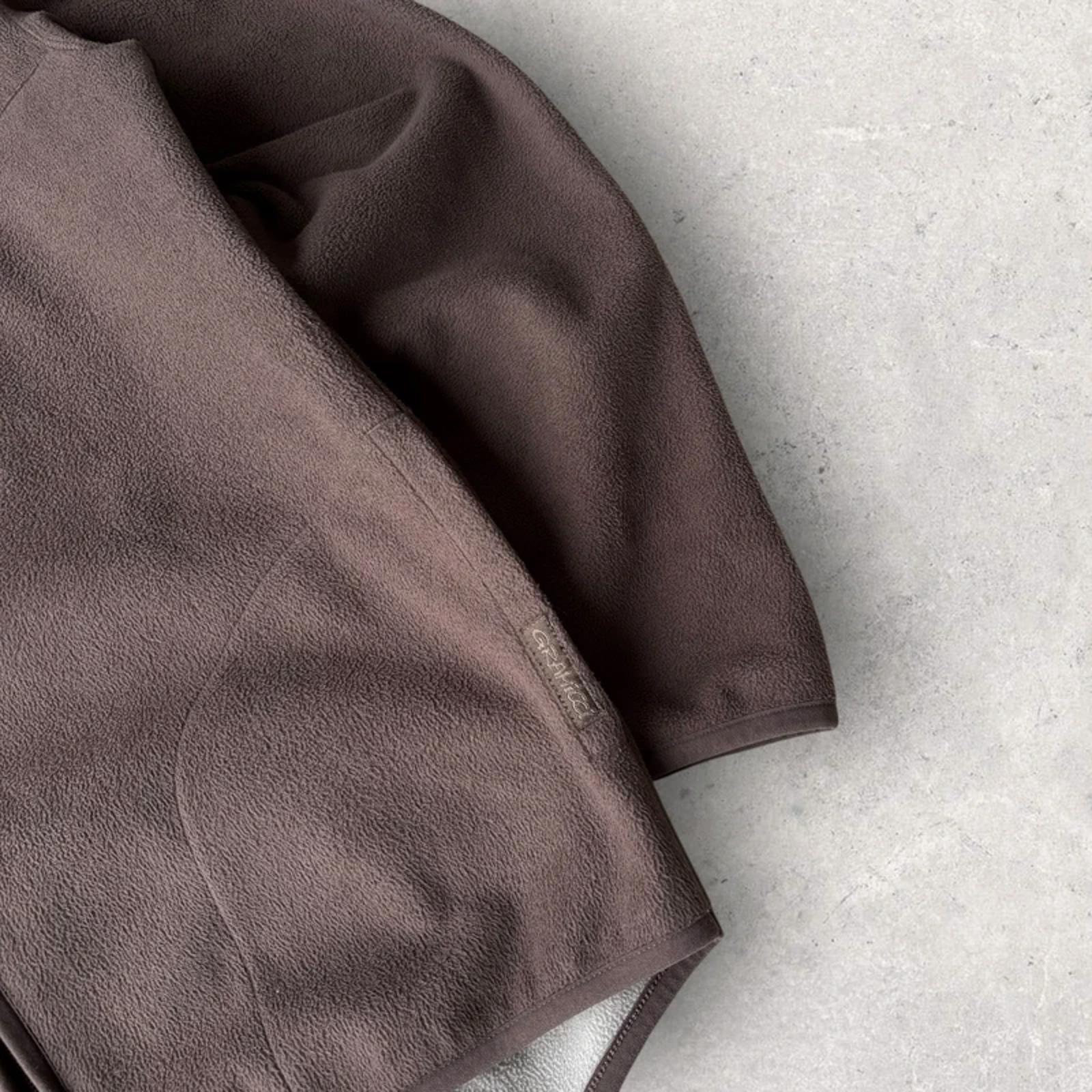 Gramicci x Beams Japan Fleece Zip Cardigan Brown S