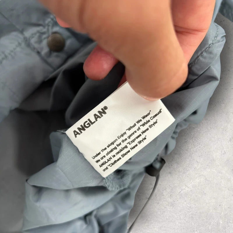 Anglan Nylon Adjustable Shirt Blue L