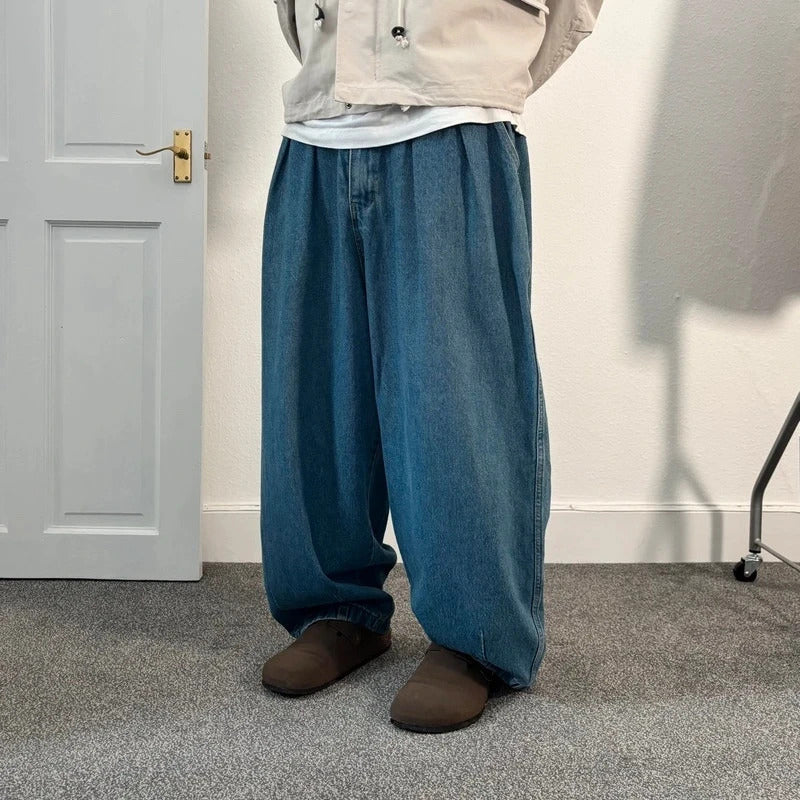 Anglan Ultra Baggy Balloon Denim Jean L