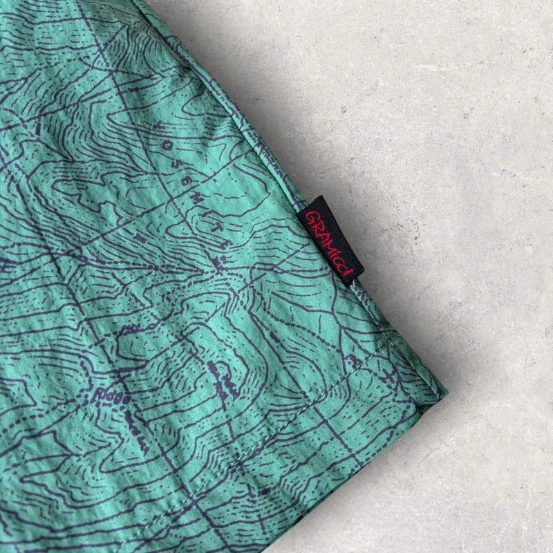 Gramicci Yosemite Nylon Camp Shirt Green L