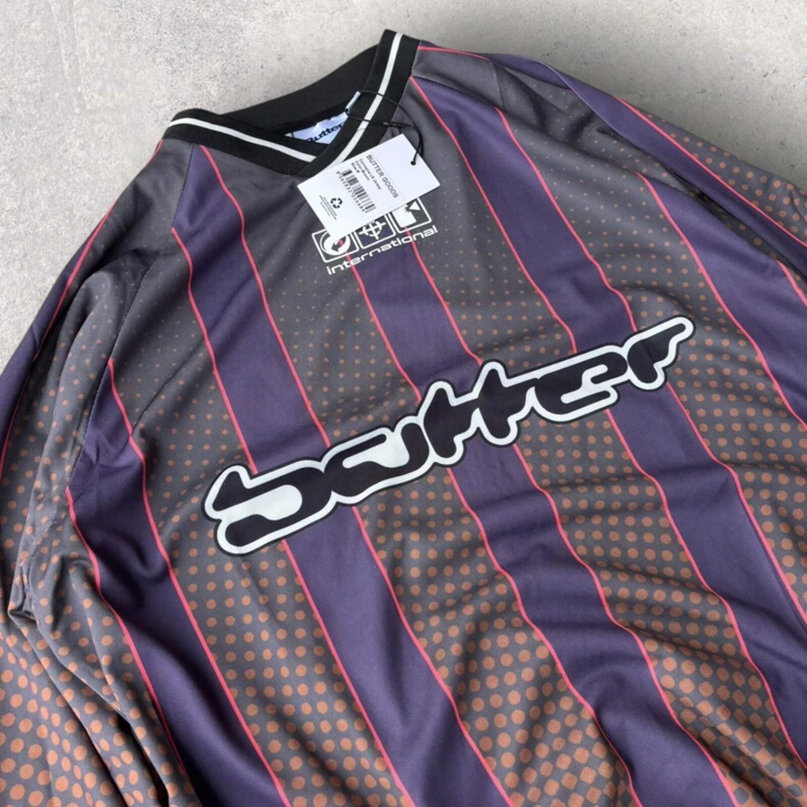 Butter Goods Football Jersey Long Sleeve Beige M