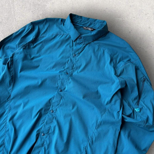 Arc'teryx Elaho Trekking Shirt Blue XL