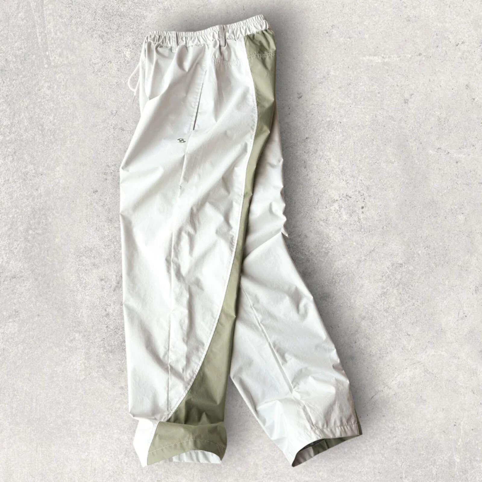 San San Gear Wind Shell Pant White Green M