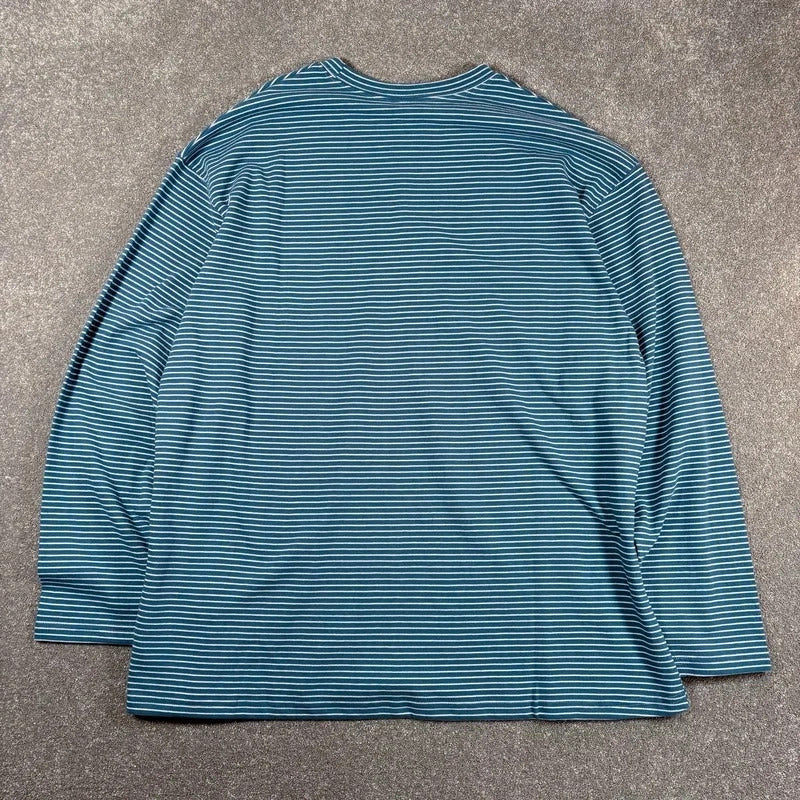 Frizmworks Oversized Stripe T Shirt Blue L