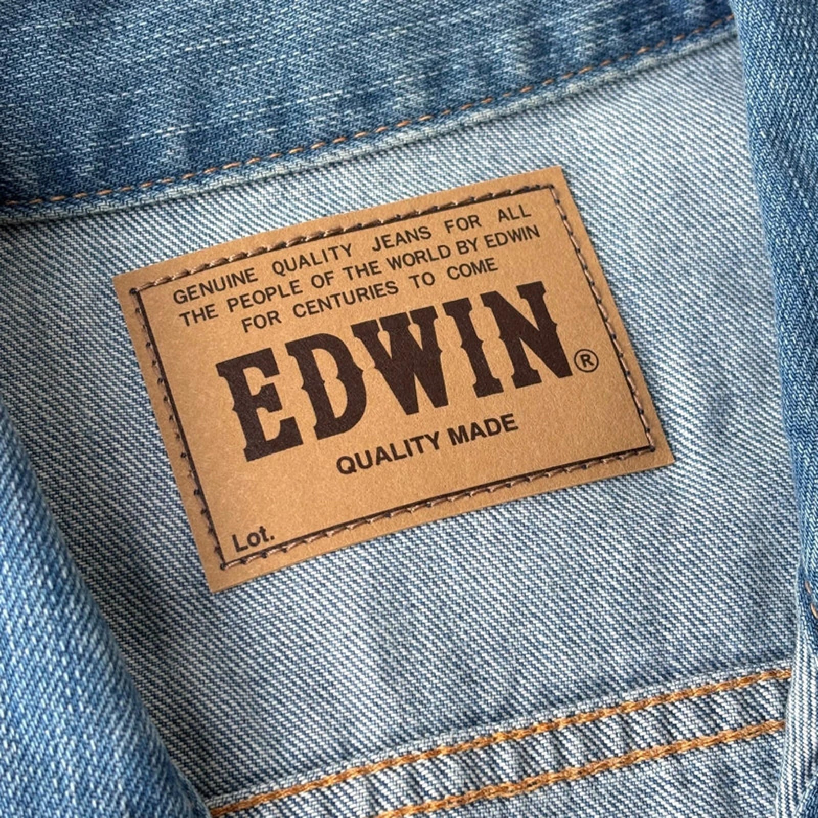 Edwin G Jean Raw Denim Cropped Jacket  S