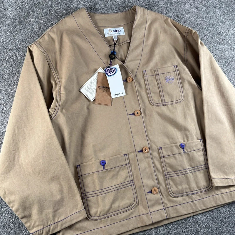 Frizmworks X TGT Liner Work Cardigan Beige M