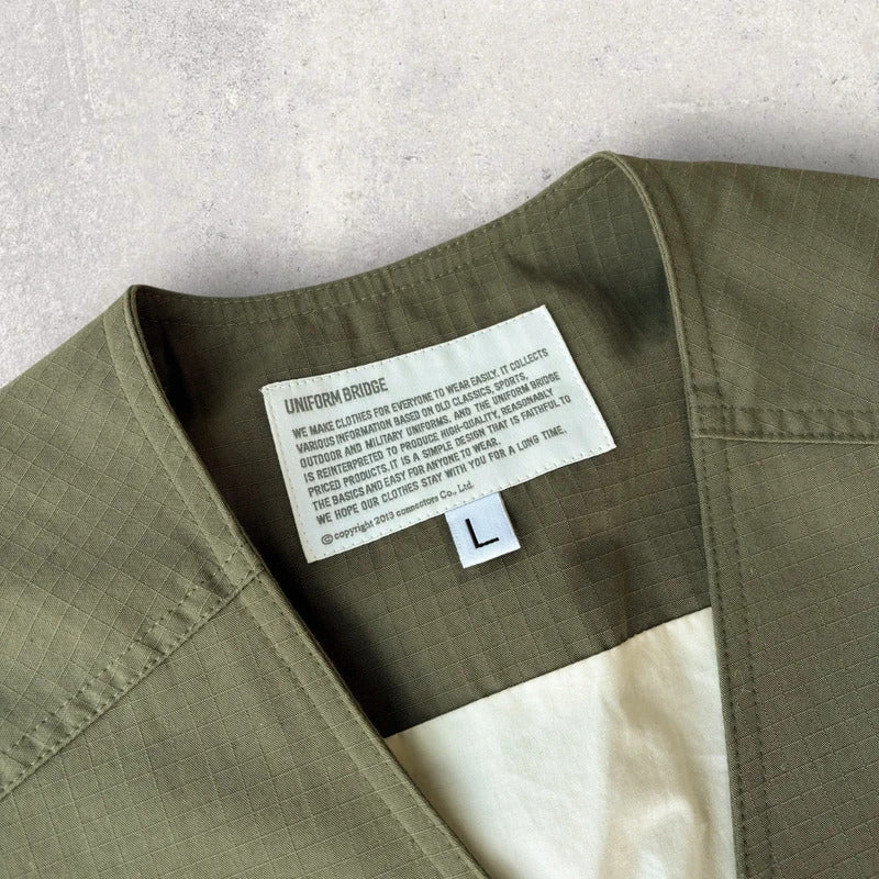 Uniform Bridge 4 Pocket Work Liner Olive L
