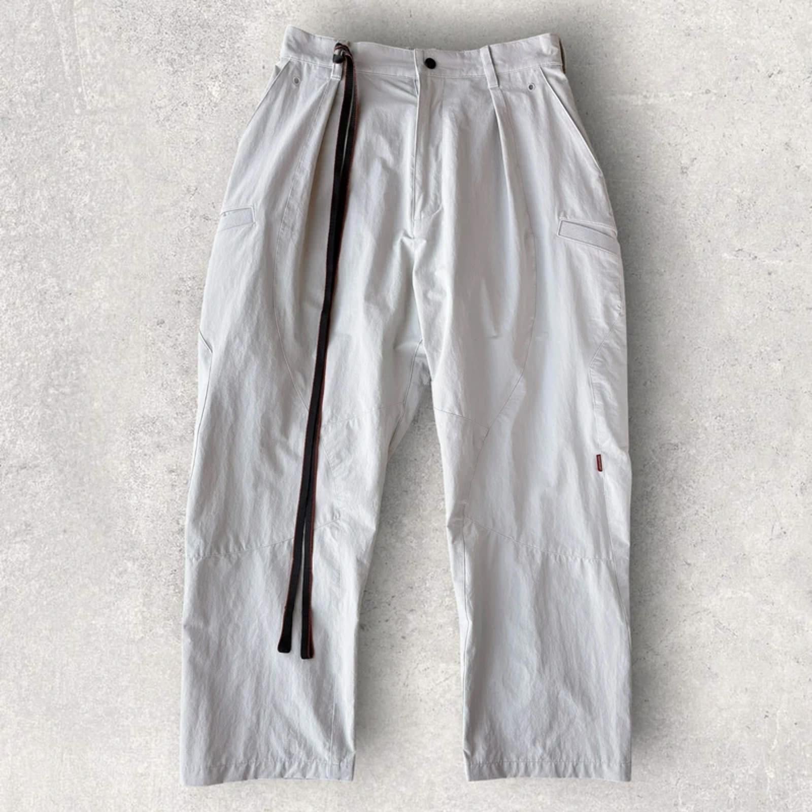 GOOPiMADE Baggy Wide Tech Pant Ivory M Korea Import Techwear
