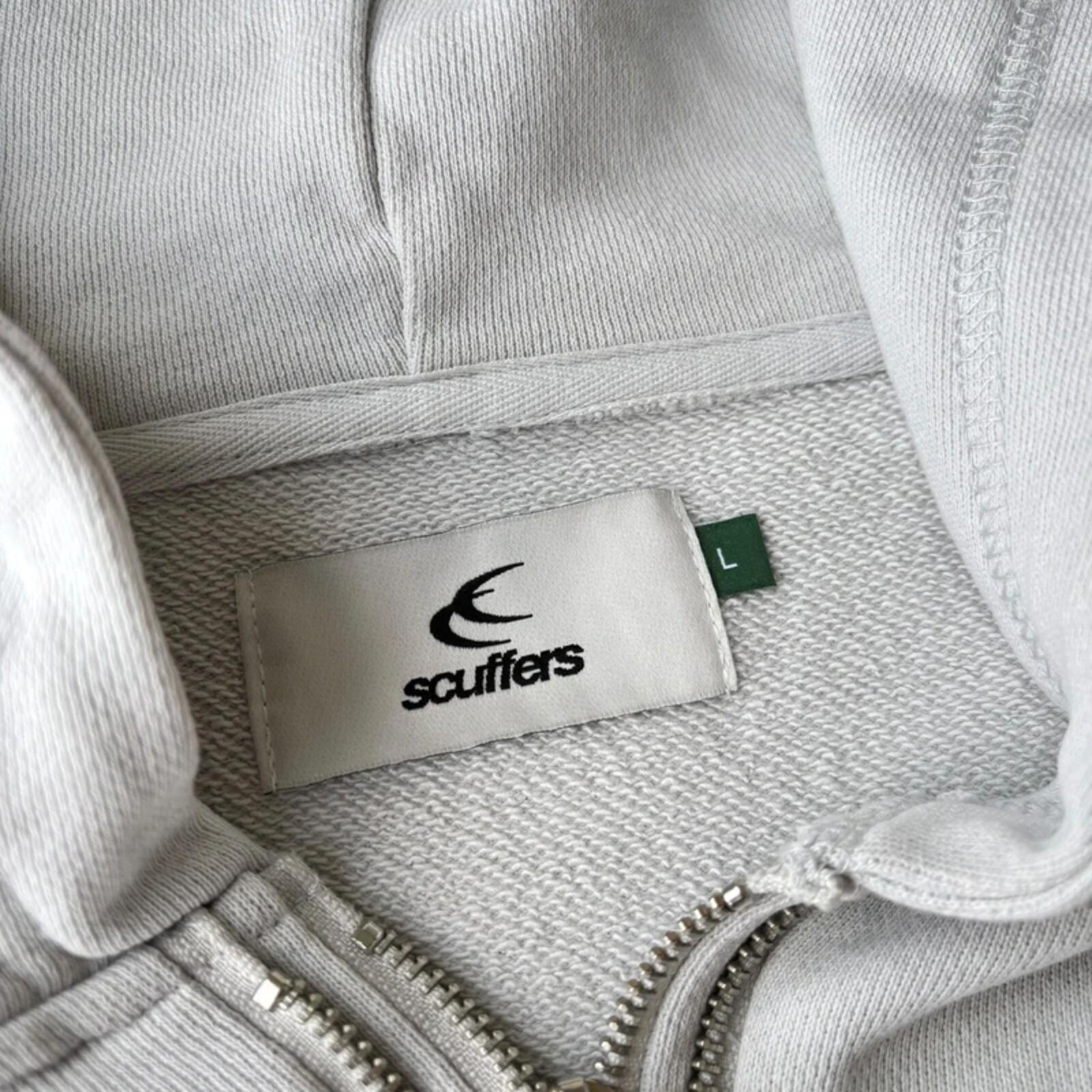 Scuffers Steel Grey Zipper Hoodie L