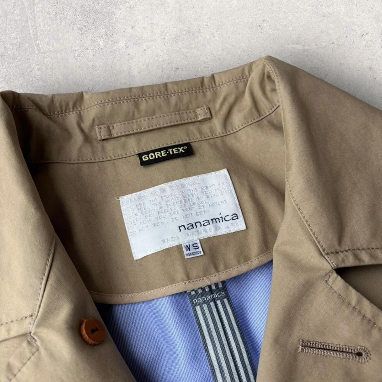 Nanamica Gore-Tex Overcoat Beige S Japan Techwear