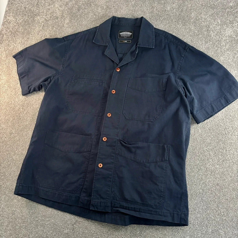 Frizmworks French SS Work Shirt Navy XL