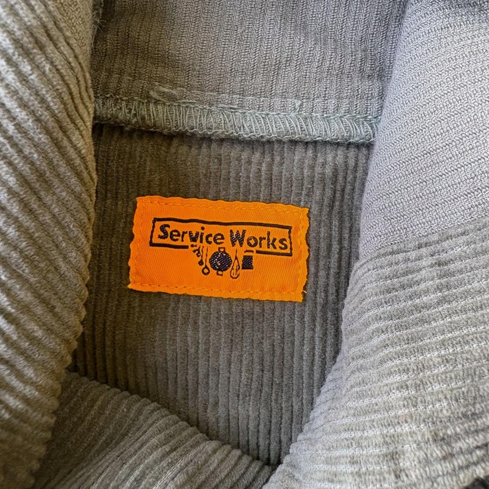 Service Works Cord Market Smock Olive Green S