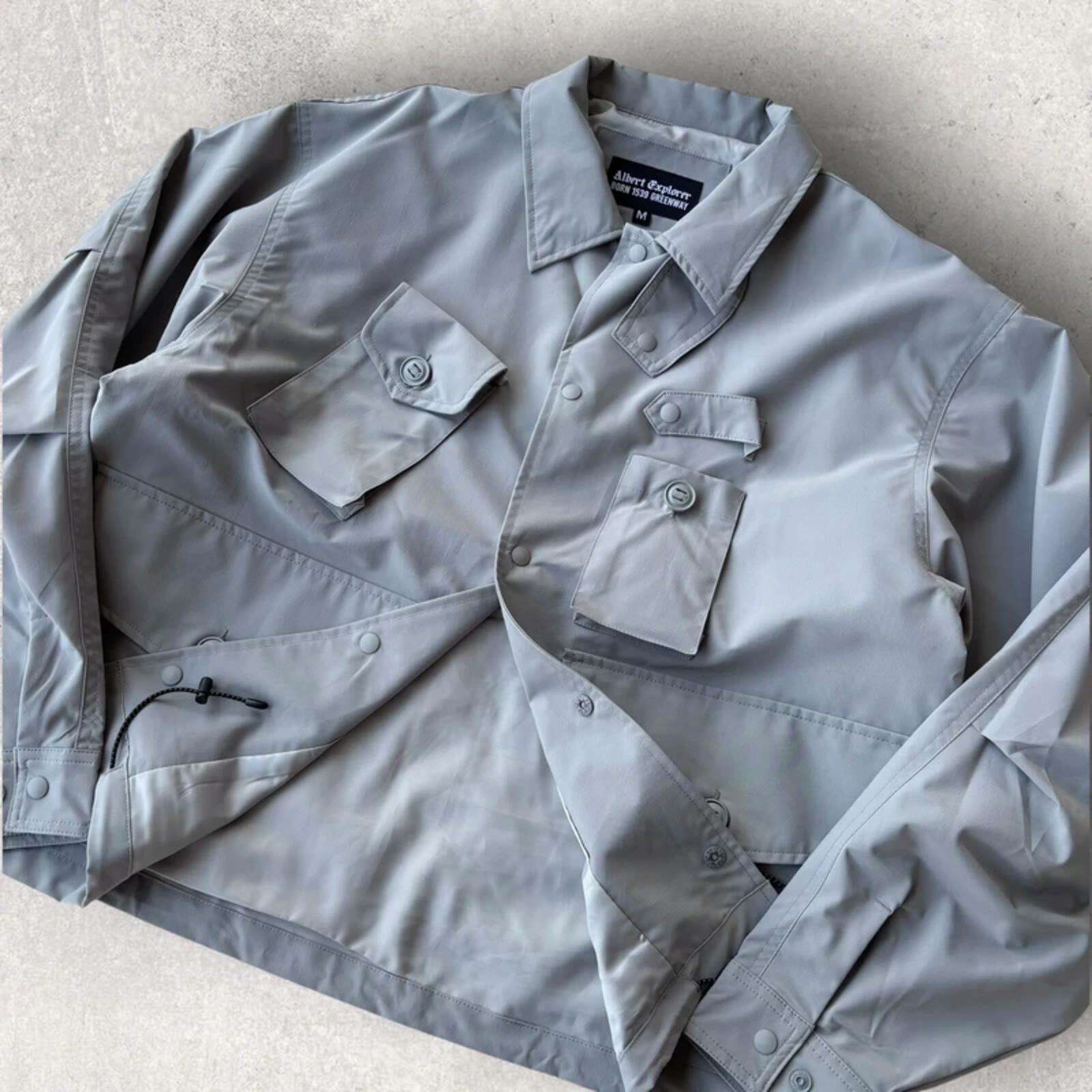 Uniform Bridge Utility Trekking Overshirt Slate M
