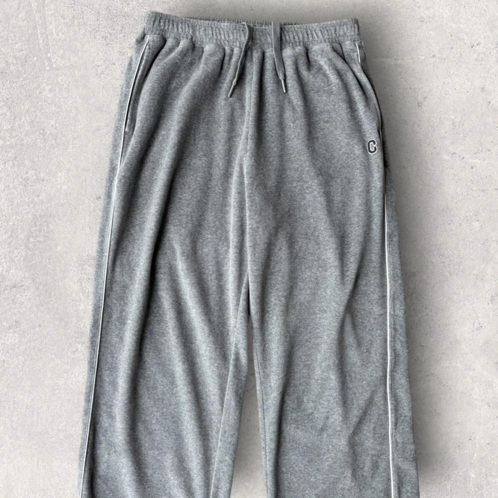 Covernat Baggy Wide Korean Joggers Grey L
