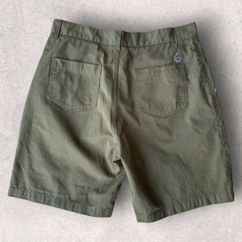 Uniform Bridge Baggy Bermuda Short Olive W36