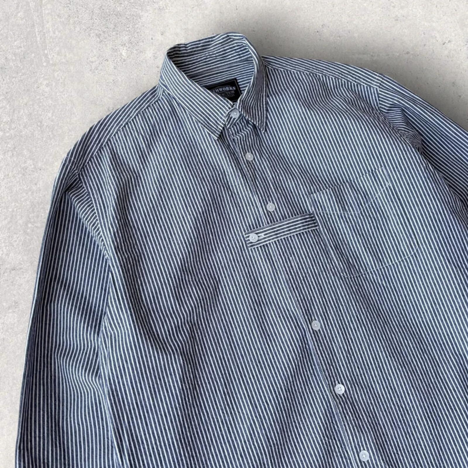Frizmworks Loop Stripe Shirt Blue XL