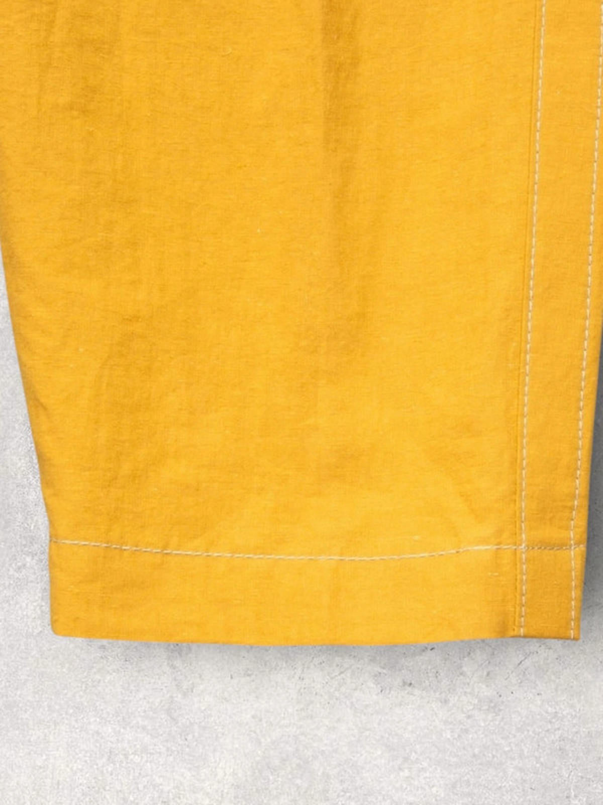 And Wander Linen Trousers | Yellow | Size XL