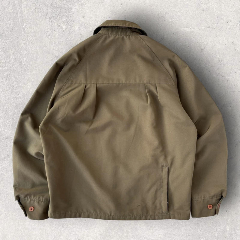Uniform Bridge Cropped Harrington Jacket Khaki S