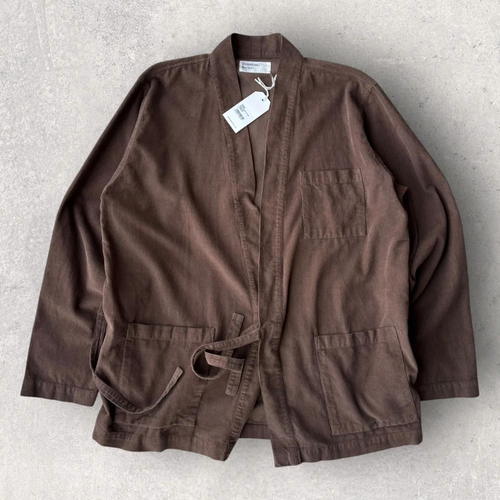 BNWT Universal Works Kyoto Work Jacket Brown Cord L