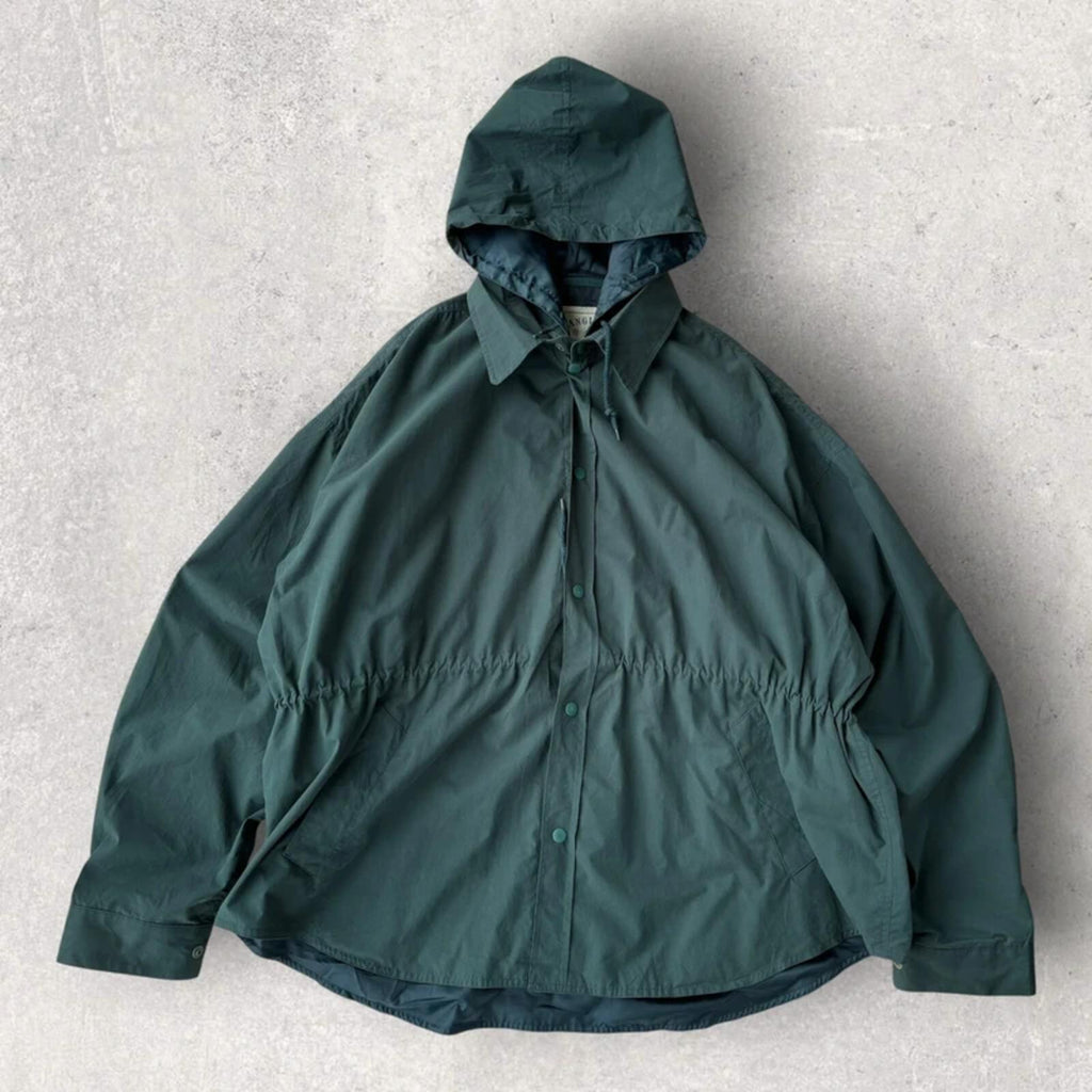 Anglan Oversized Shirt Jacket Green XL