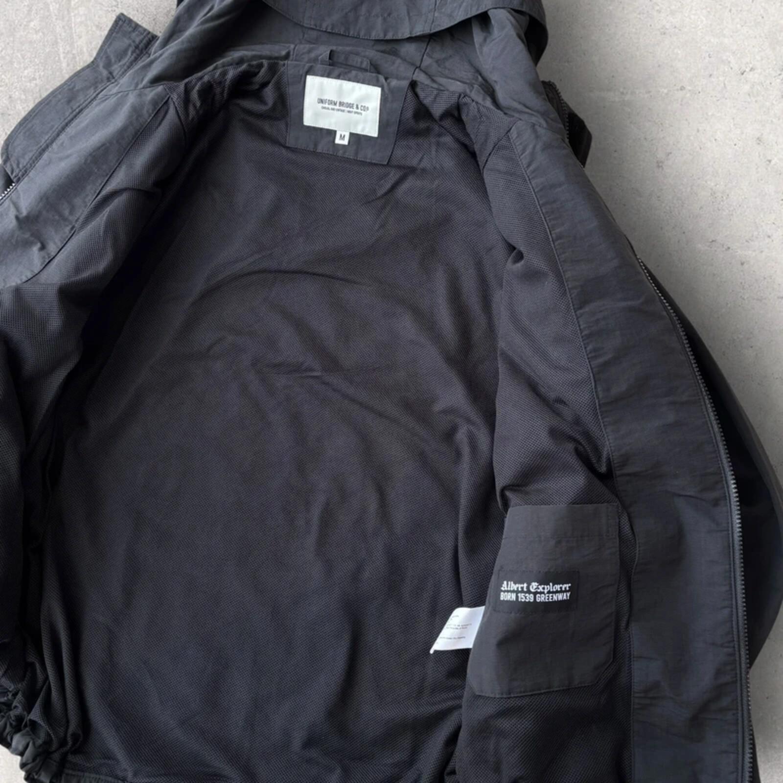 Uniform Bridge Boxy Technical Windbreaker Black L