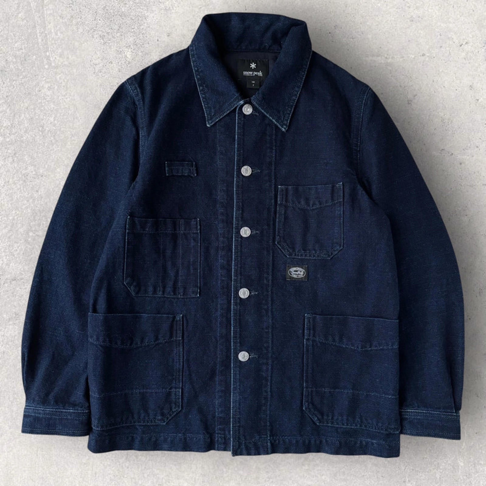 Snow Peak Indigo Denim Okayama Work Jacket S Japan import