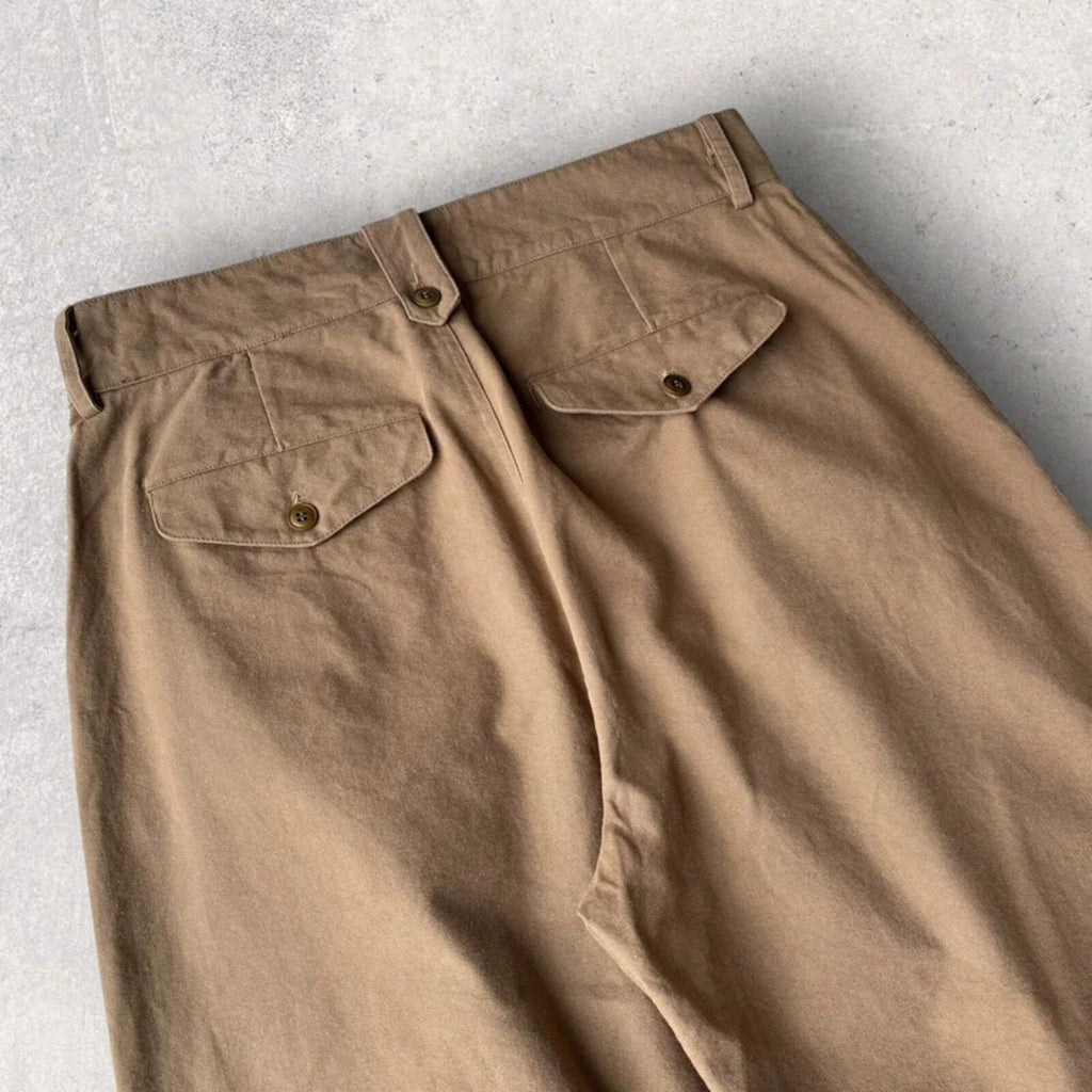 Frizmworks Double Pleat Tapered Pant Beige W32
