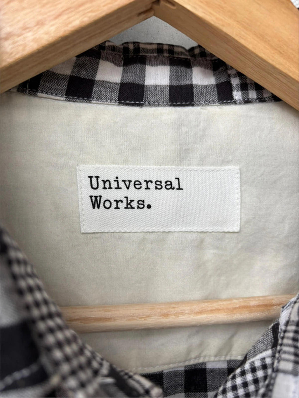 Universal Works Patchwork Shirt Black Size S