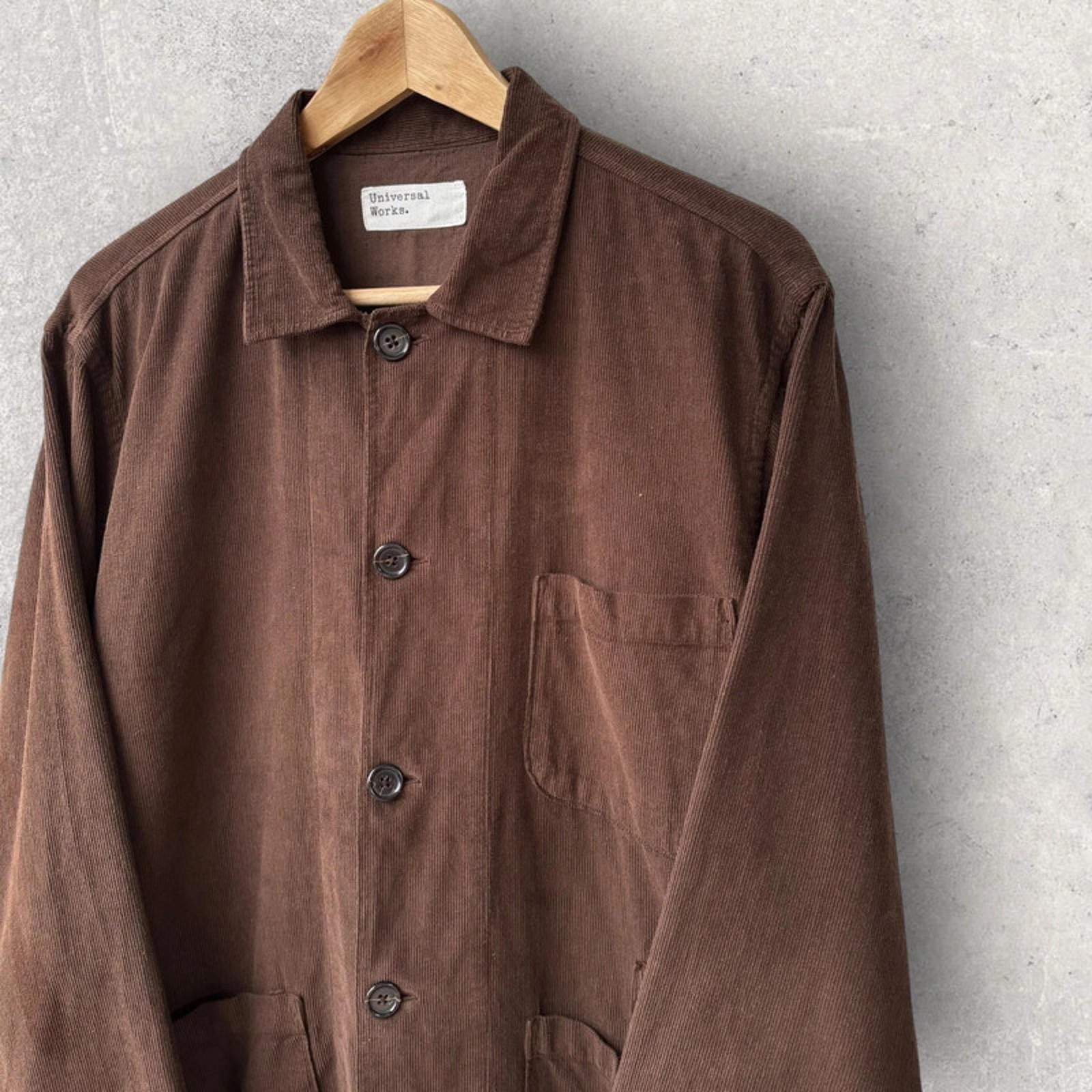 Universal Works Bakers Utility OverShirt Brown M