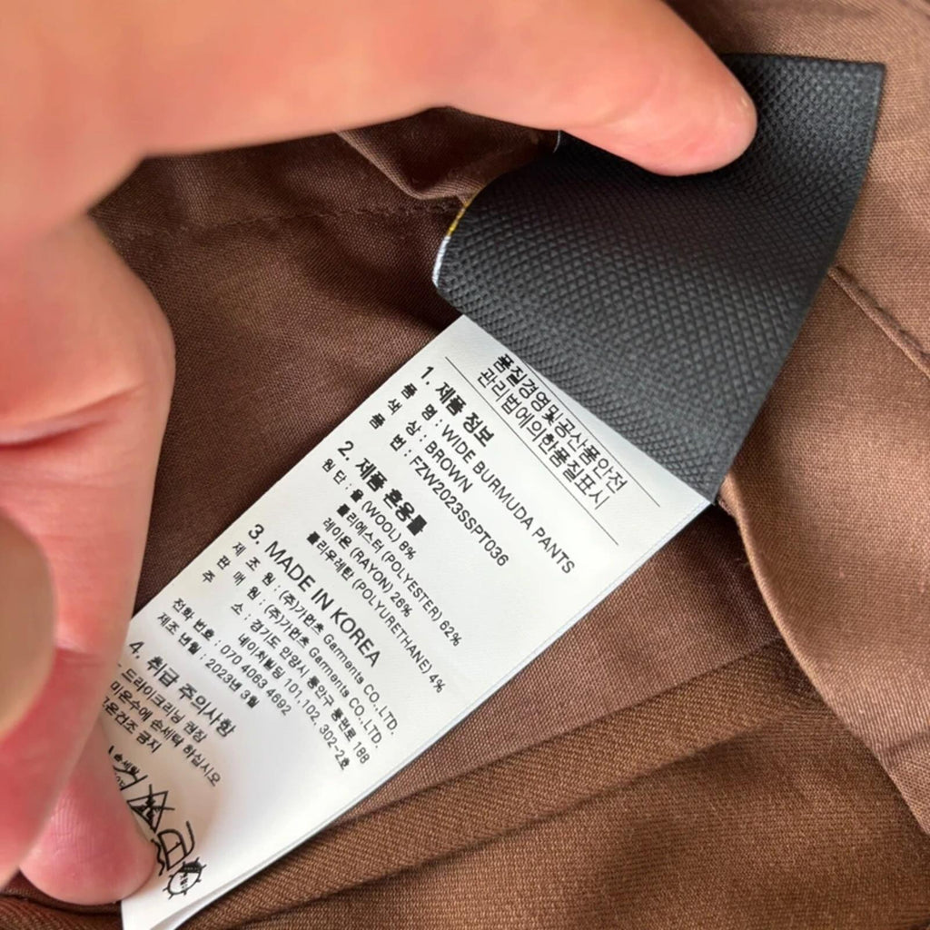 Frizmworks Pleated Wide Bermuda Short Brown XL