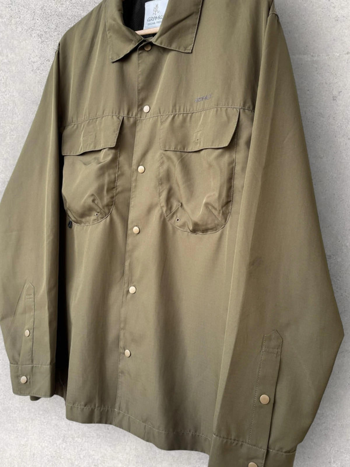 Gramicci Nylon Overshirt Khaki Size L