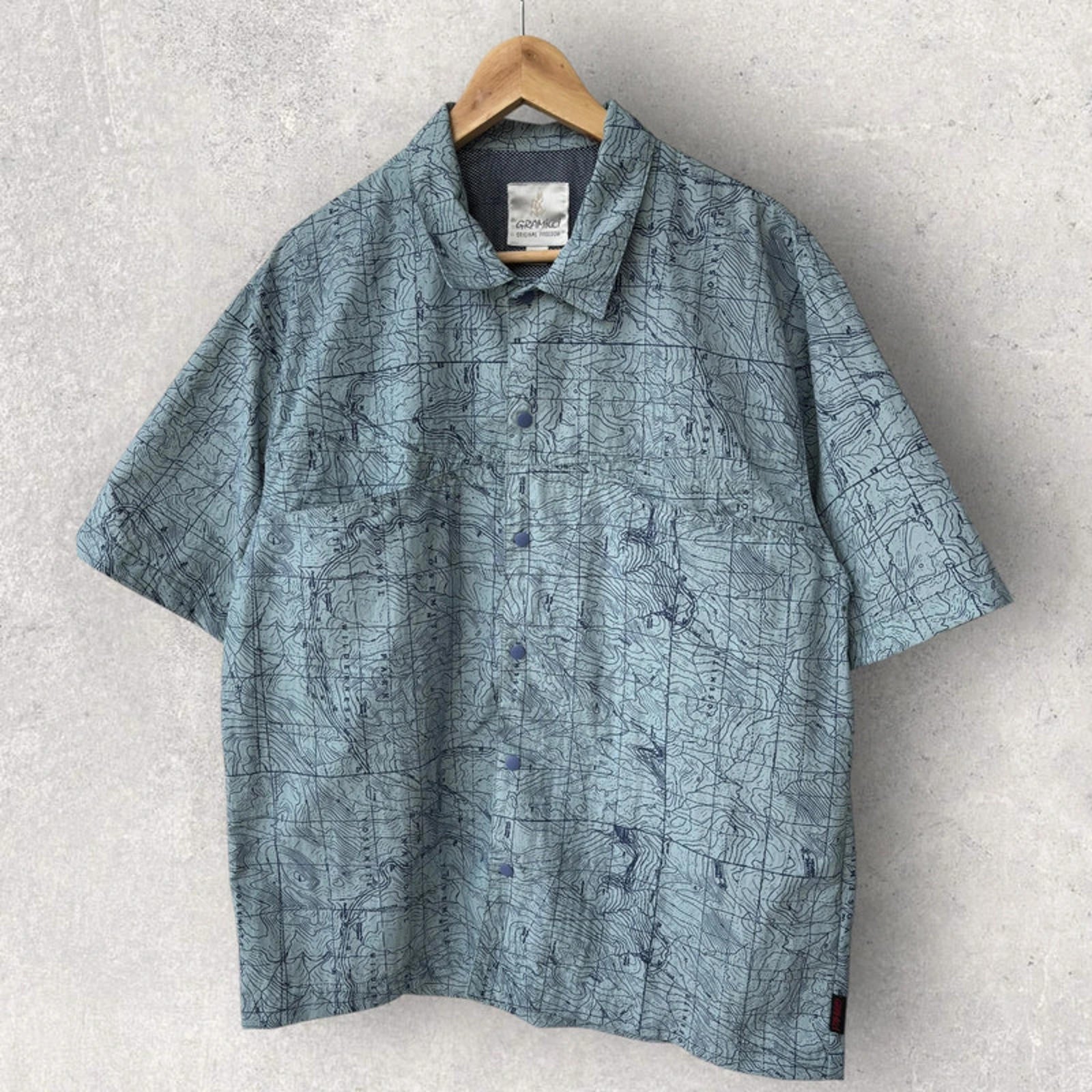 Gramicci Yosemite Camp Shirt Blue Size M