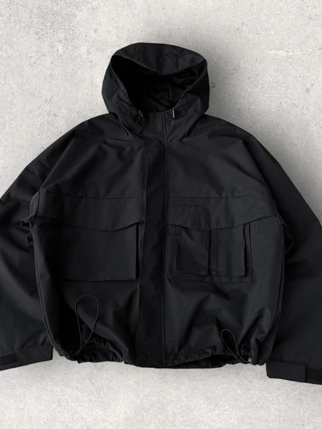 Scuffers Tech Coat Black Size XL