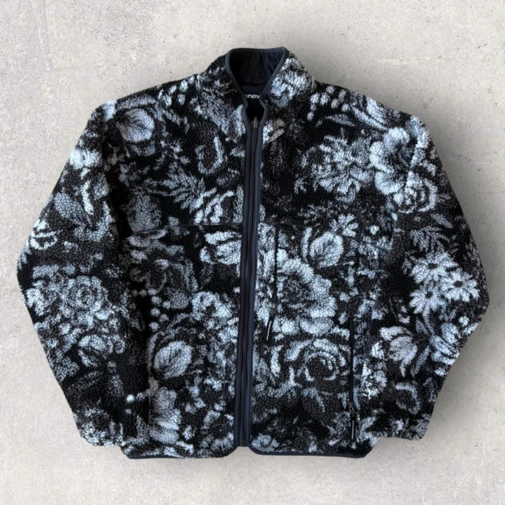 ThisIsNeverThat Reversible Boa Fleece Jacket Black L Japan import