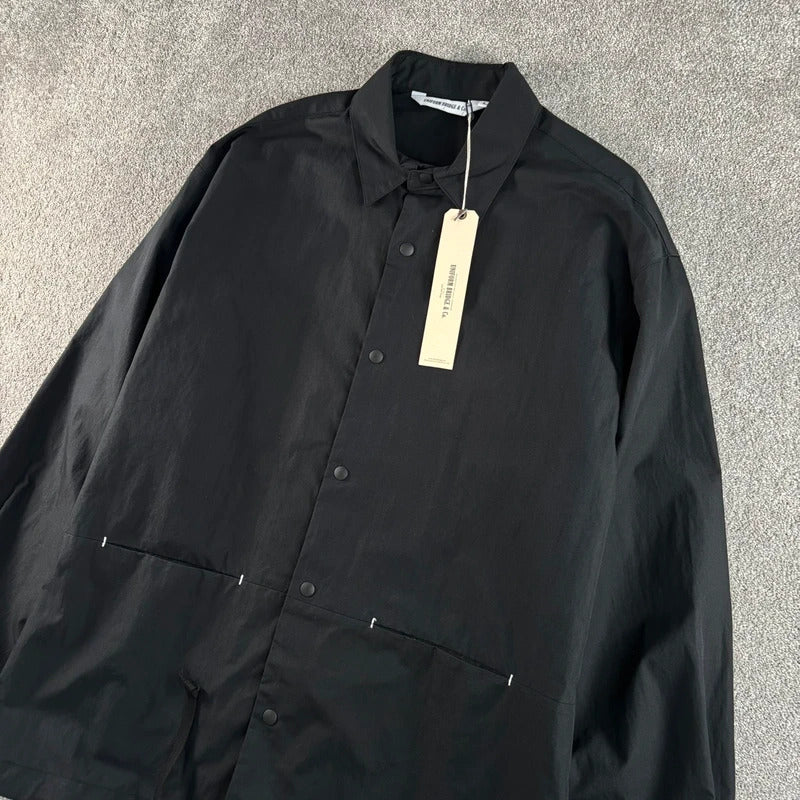 Uniform Bridge Two Pocket Overshirt Black L