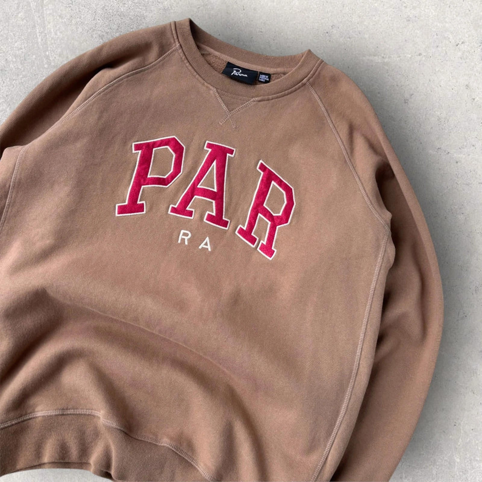 Parra Educational Crewneck Sweater Brown Size M