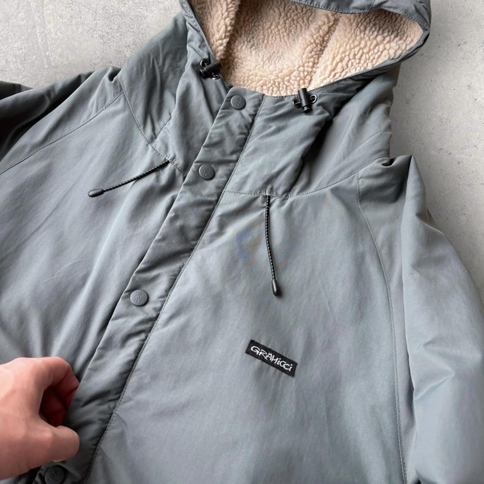 Gramicci Fleece Lined Mountain Parka Blue S Japan Import Gorpcore