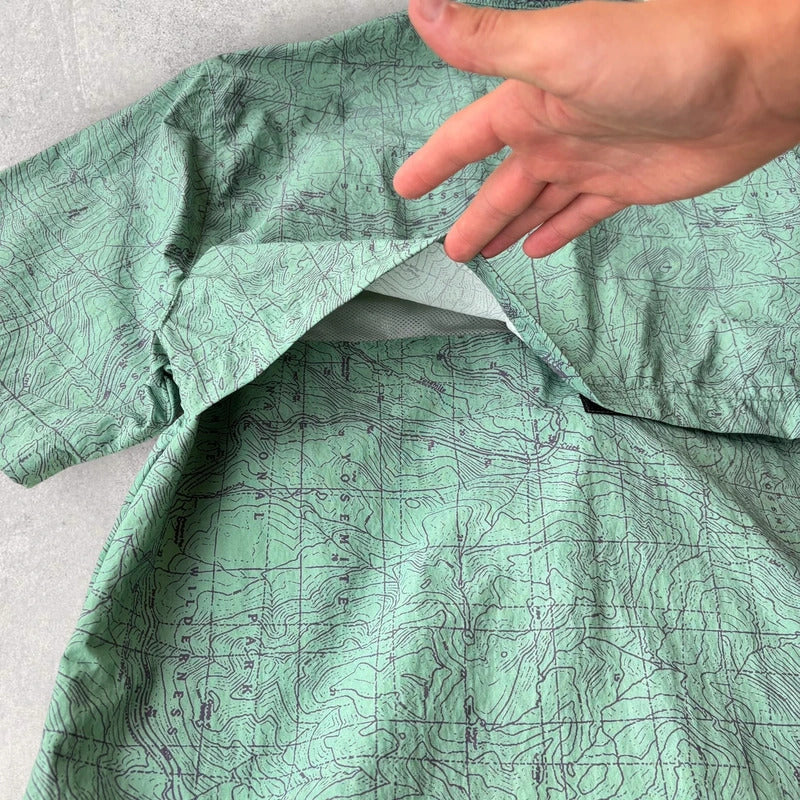 Gramicci Yosemite Nylon Camp Shirt Green L