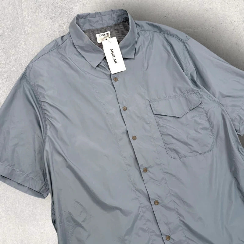 Anglan Nylon Adjustable Shirt Blue L