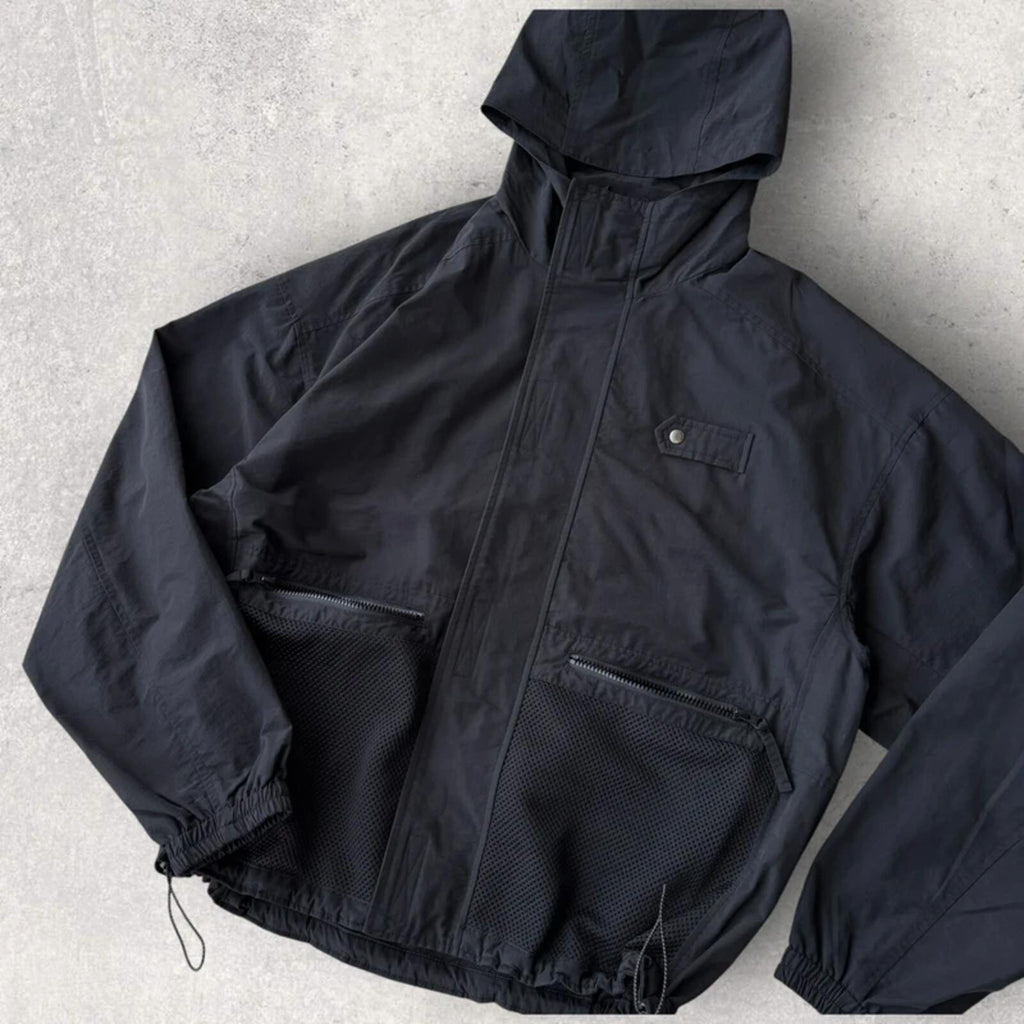 Uniform Bridge Boxy Technical Windbreaker Black L