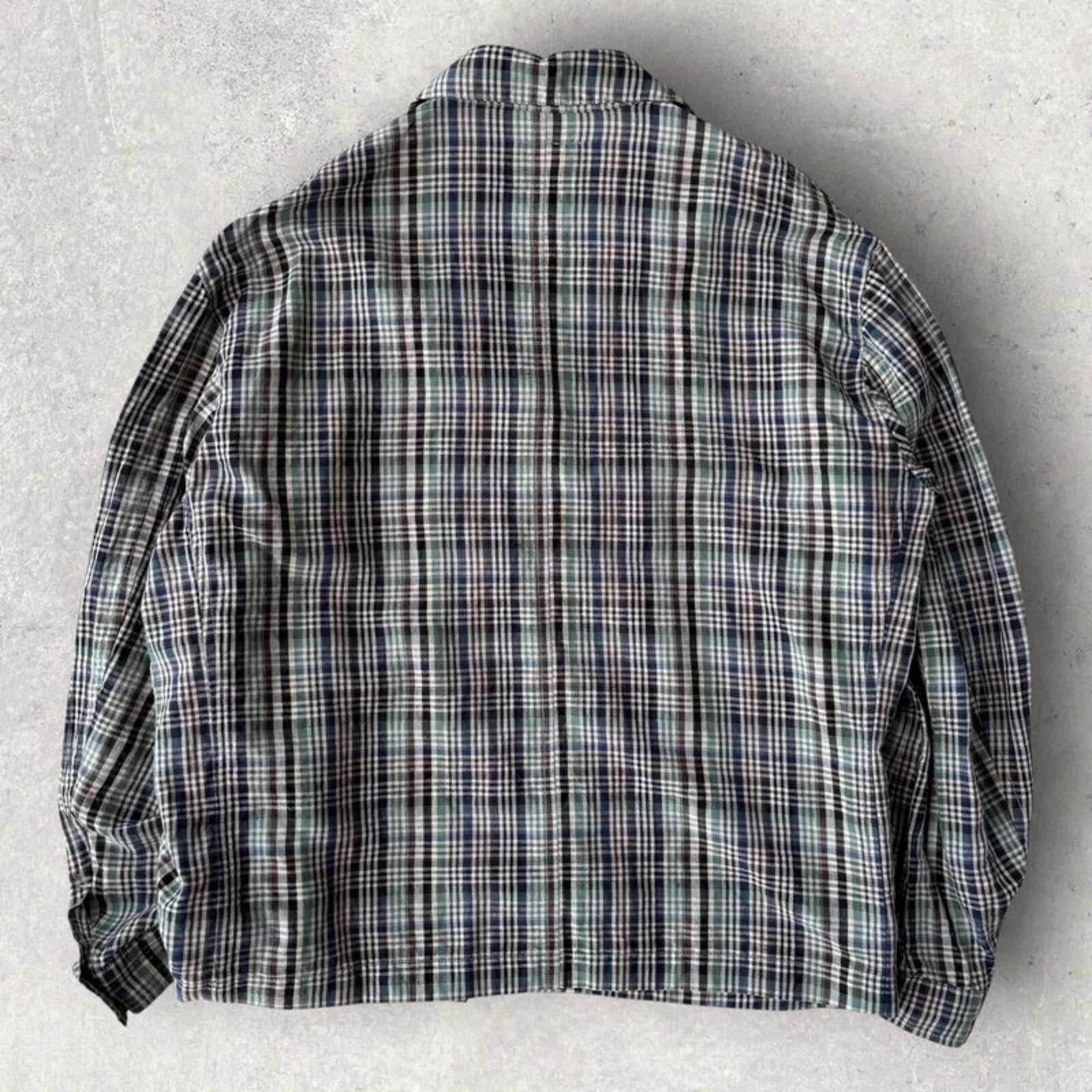 Pendleton Plaid Harrington Jacket Blue L