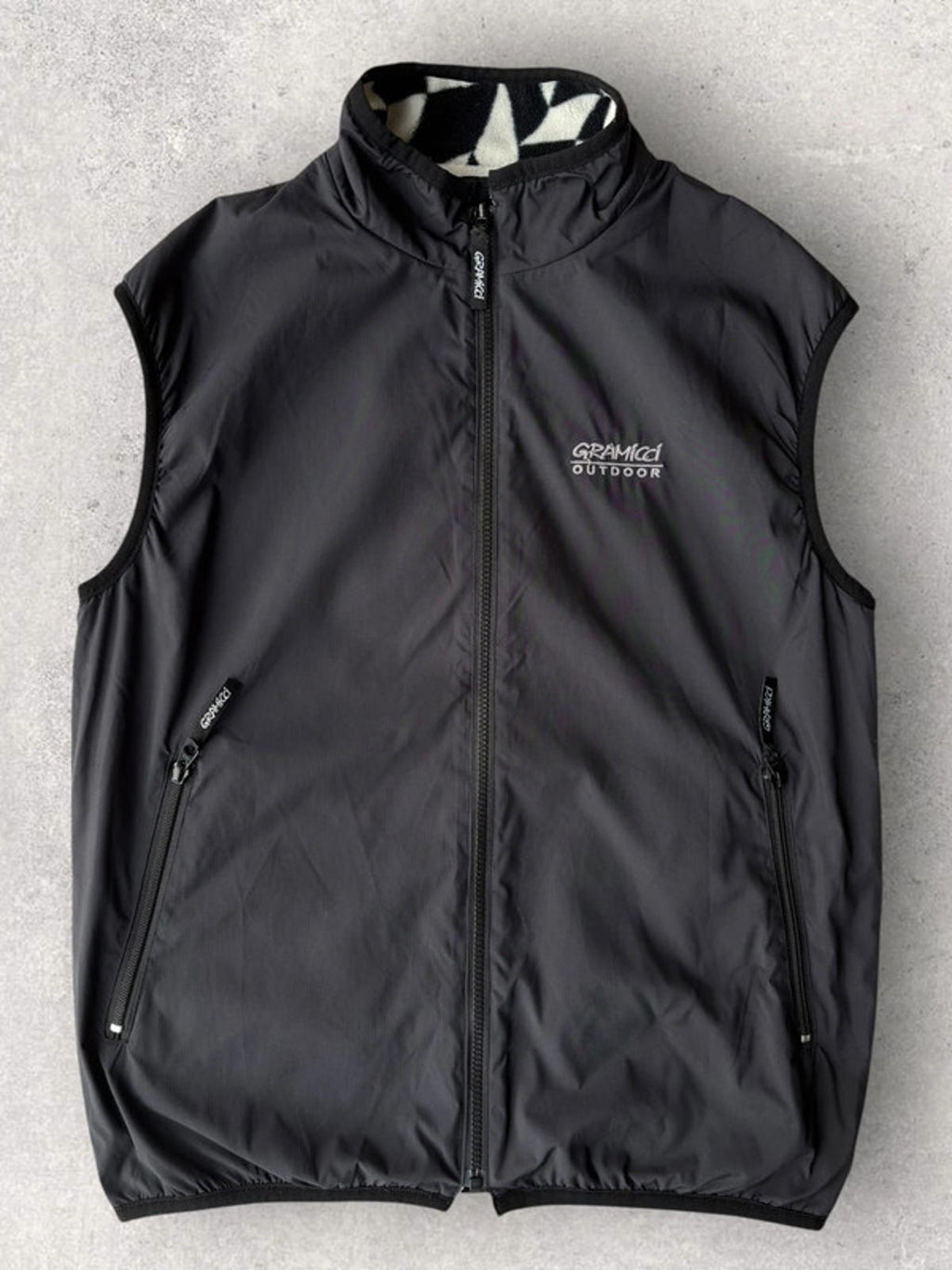 Gramicci Reversible Vest Black / Check Size M