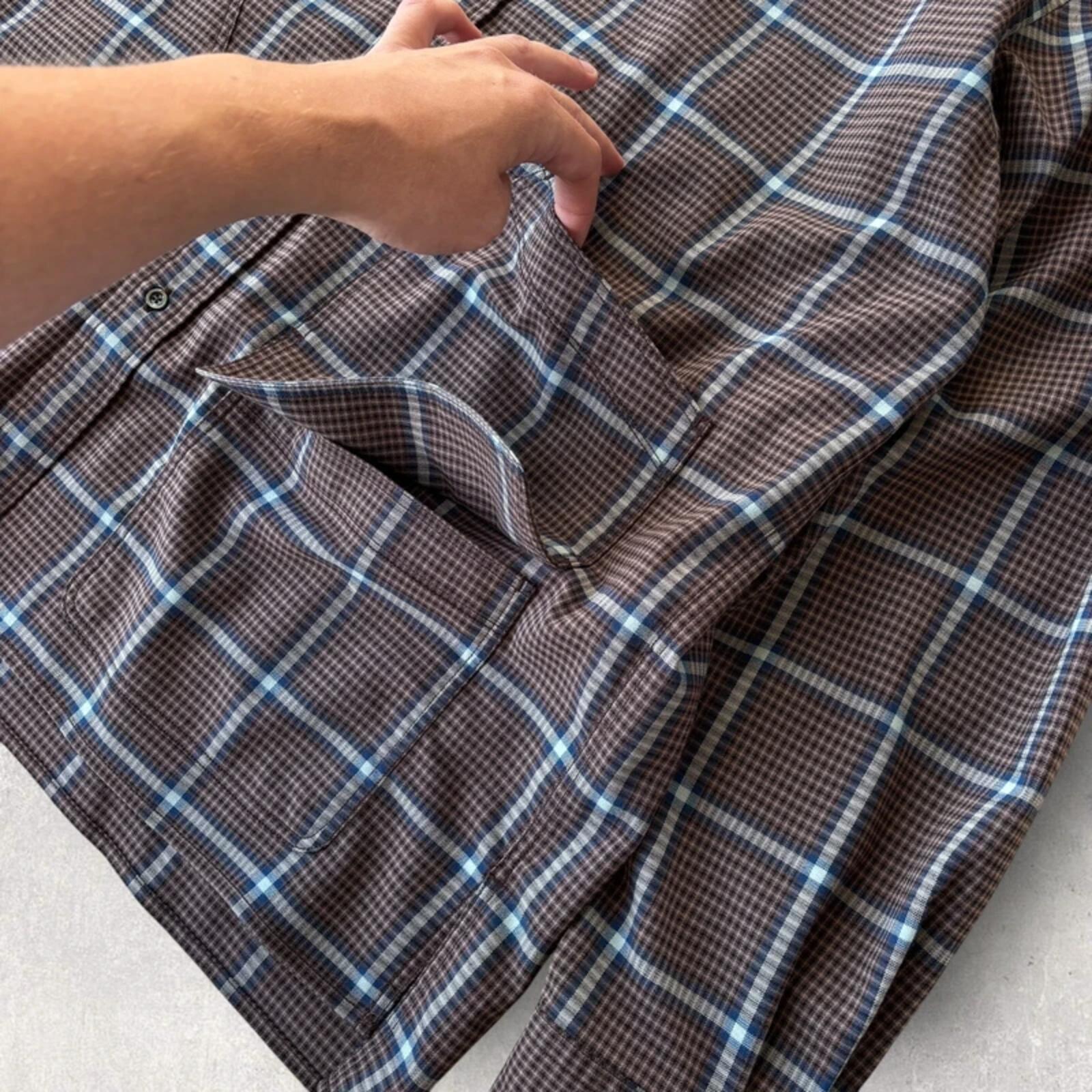 Eastlogue Utility Check Overshirt Brown L