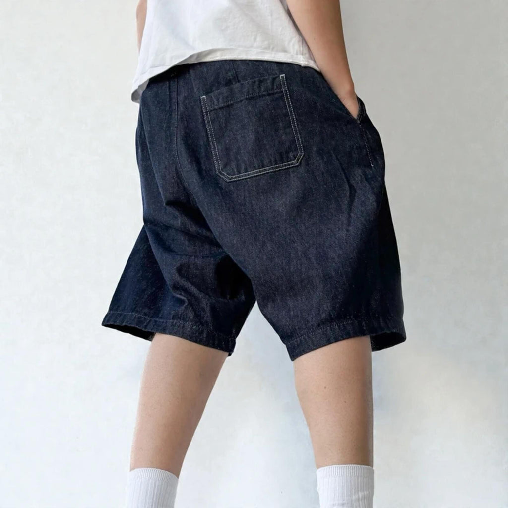 Uniform Bridge Baggy Indigo Denim Short M