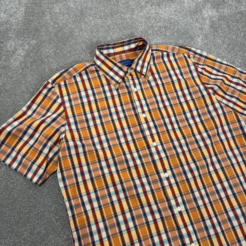 Pendleton Check Shirt Orange L