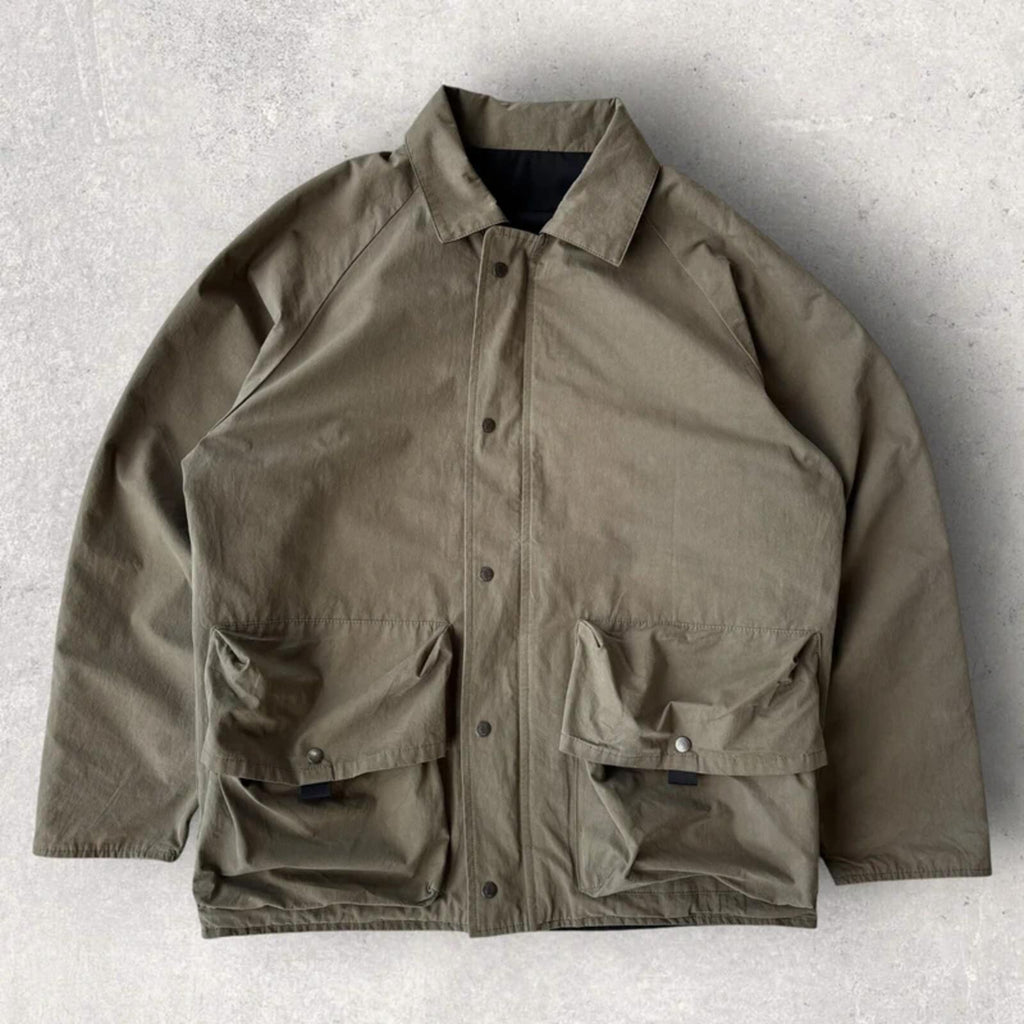 Uniform Bridge Reversible Field Jacket Khaki Black M